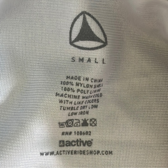 Active Ride Shop Jacket Black White Dragon Graphic Snap Button Windbreaker Small - Picture 7 of 11